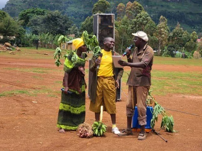 Ugandan coffee plant play